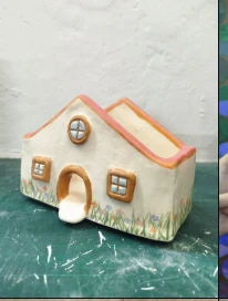 Trabajo realizado por un alumno en las clases de cerámica